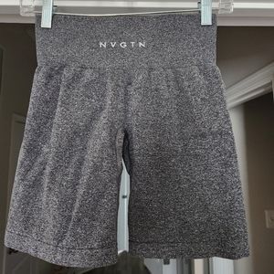 NVGTN Black Speckled Pro Shorts, Size M